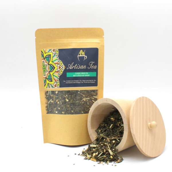 Eco Classic Green Tea with Lemon and Ginger
