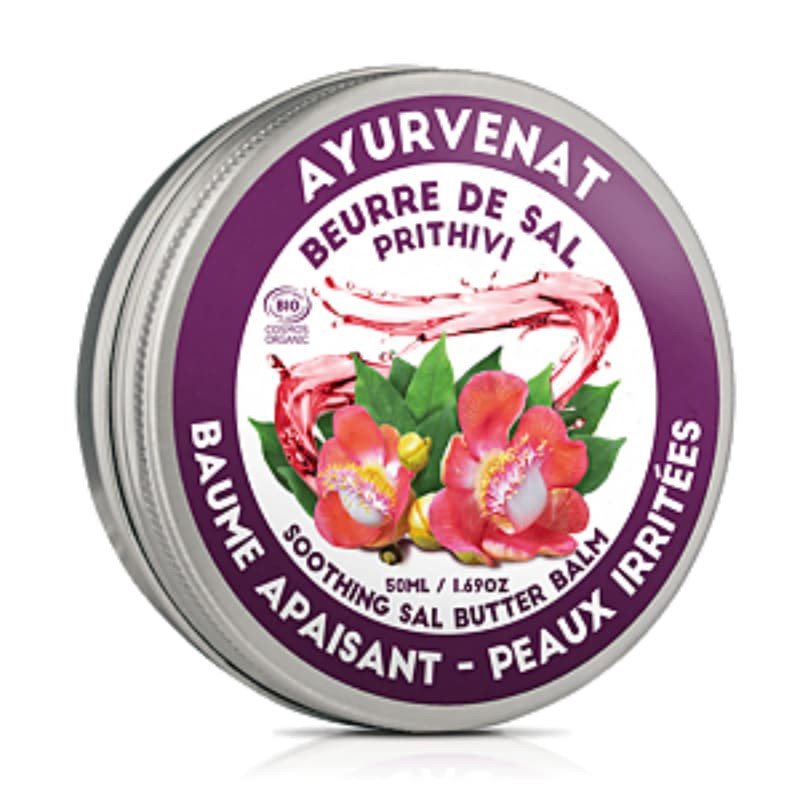 Baume au beurre de sal biologique Ayurvenat - 50ml